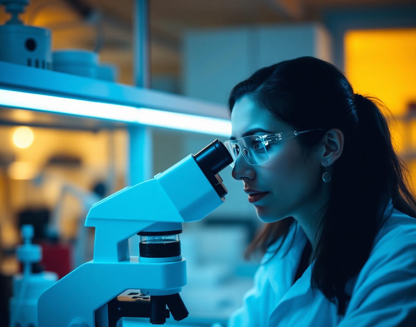 Praca w laboratorium diagnostycznym